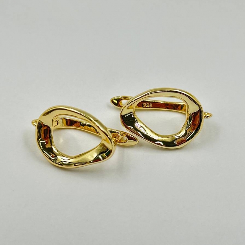 Швензы цвет золото размер 13*17,8мм